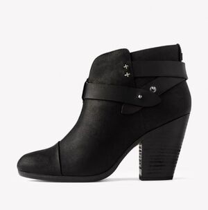 RAG + BONE Harrow Black Ankle Boots